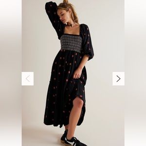 Dahlia Embroidered Maxi Dress